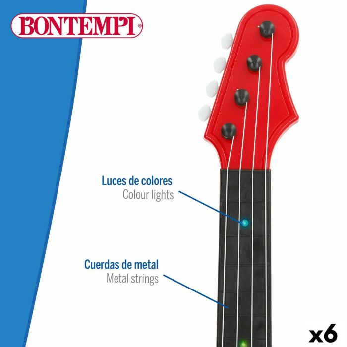 Guitarra Infantil Bontempi 17 x 51 x 5 cm (6 Unidades) 15 Guitarra Infantil Bontempi 17 x 51 x 5 cm (6 Unidades) 15