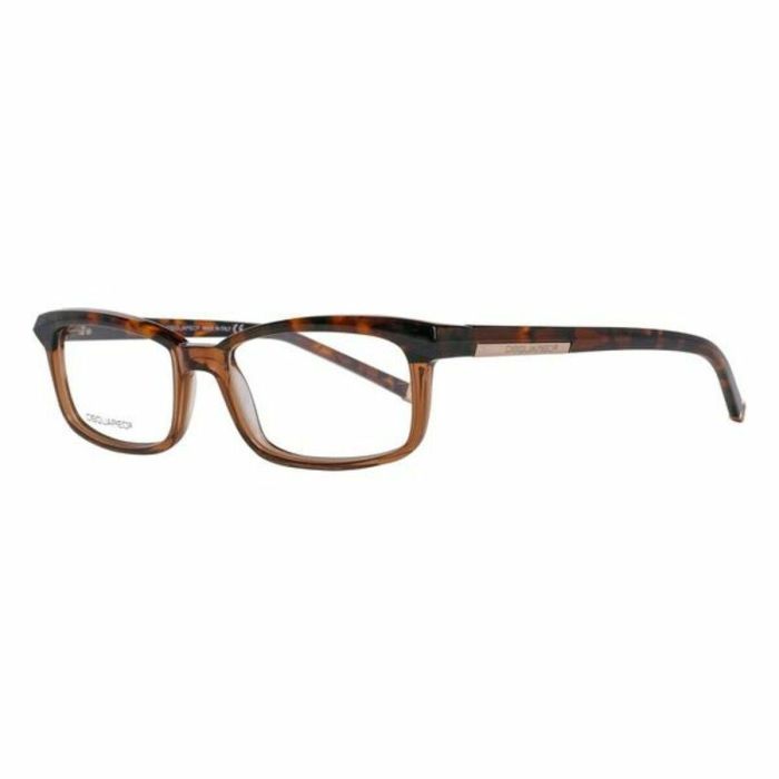 Montura de Gafas Hombre Dsquared2 DQ5034 5356B Marrón Ø 53 mm Montura de Gafas Hombre Dsquared2 DQ5034 5356B Marrón Ø 53 mm