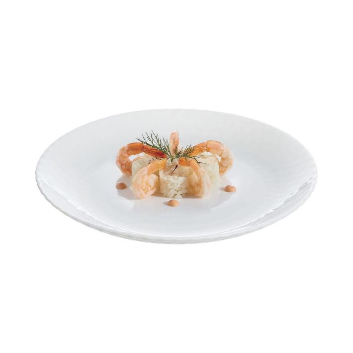 Plato de Postre Luminarc Pampille Blanco Vidrio (19 cm) (24 Unidades) 2 Plato de Postre Luminarc Pampille Blanco Vidrio (19 cm) (24 Unidades) 2