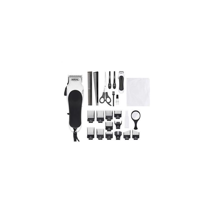 Wahl Cortapelos y Recortadora Deluxe - Kit 27 Piezas, Precisión 3-25mm, Cuchillas Autoafilables, Motor Potente Wahl Cortapelos y Recortadora Deluxe - Kit 27 Piezas, Precisión 3-25mm, Cuchillas Autoafilables, Motor Potente