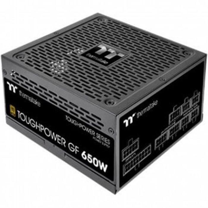 Thermaltake Toughpower GF1 Fuente Alimentación 650W 80 Plus Gold ATX Totalmente Modular Ventilador 140mm Condensadores Japoneses, 10 Años Garantía Negro 0 Thermaltake Toughpower GF1 Fuente Alimentación 650W 80 Plus Gold ATX Totalmente Modular Ventilador 140mm Condensadores Japoneses, 10 Años Garantía Negro 0