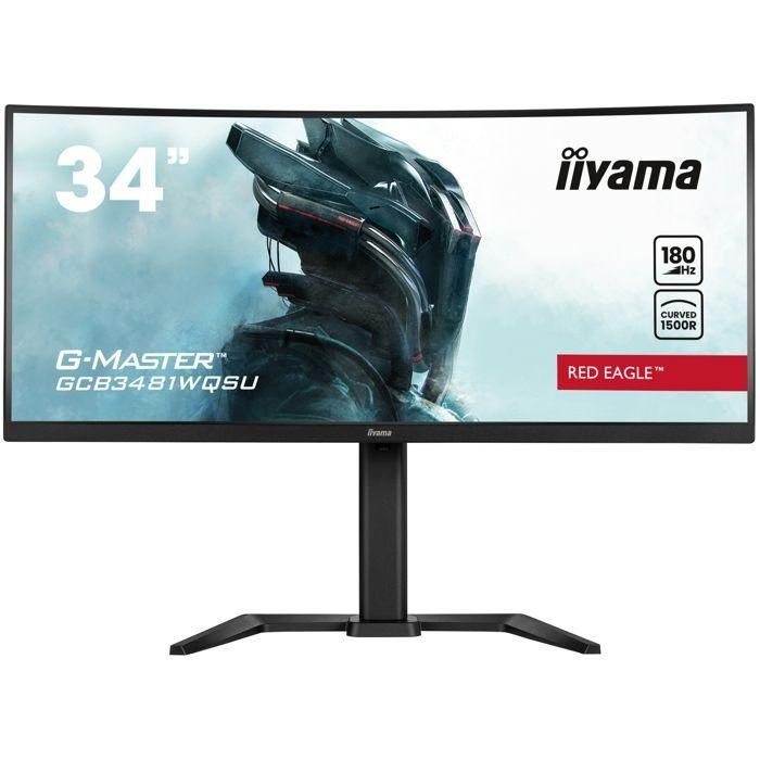 Iiyama Monitor 34 Pulgadas Curvo VA UWQHD 3440x1440 180Hz GCB3481WQSU-B1 0 Iiyama Monitor 34 Pulgadas Curvo VA UWQHD 3440x1440 180Hz GCB3481WQSU-B1 0