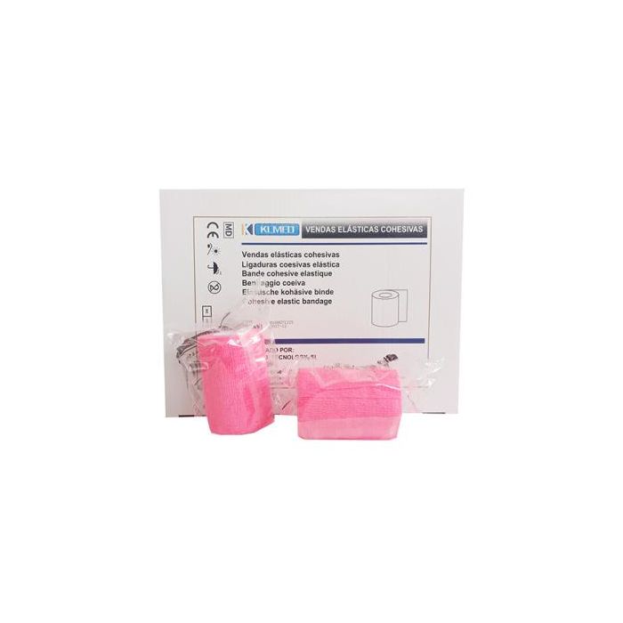 Venda Cohesiva 7.5 cm x 4.5 m Rosa 1 Unidad