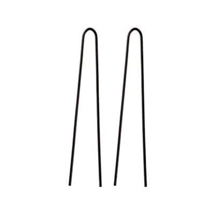 EuroStil 200 Horquillas Negras 70mm (01859/50)