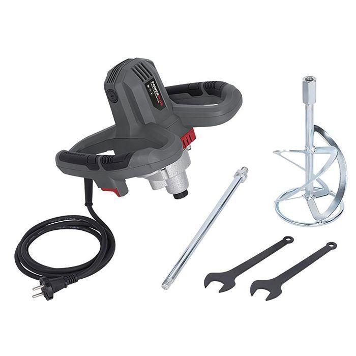 Mezclador de concreto / pintura POWERPLUS 1200 W POWE80070 con agitador de 120 mm 2 Mezclador de concreto / pintura POWERPLUS 1200 W POWE80070 con agitador de 120 mm 2