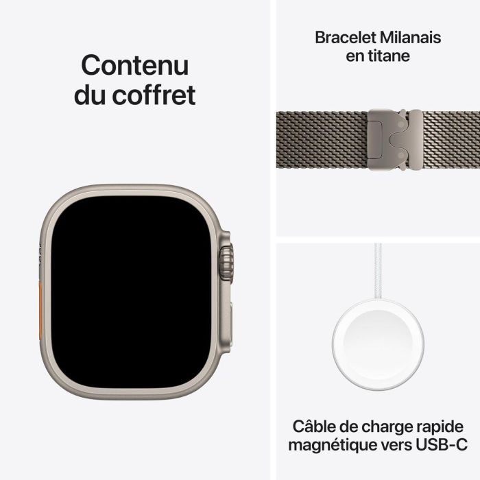 Apple Watch Ultra 3 Titanium Cellular 49mm Reloj Inteligente GPS 64GB Titanium