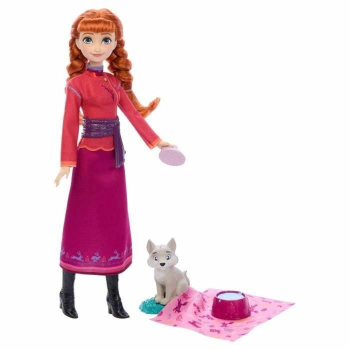Mattel Muñeca Anna JFG17 Disney Frozen con Zorrito y Accesorios 5