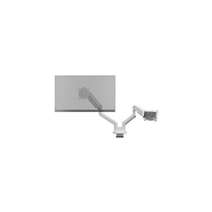 One For All Soporte de Tableta Universal para Brazos de Monitor, Compatible con Todos los Tamaños, Protección con Acolchado de Silicona No Tóxico 3