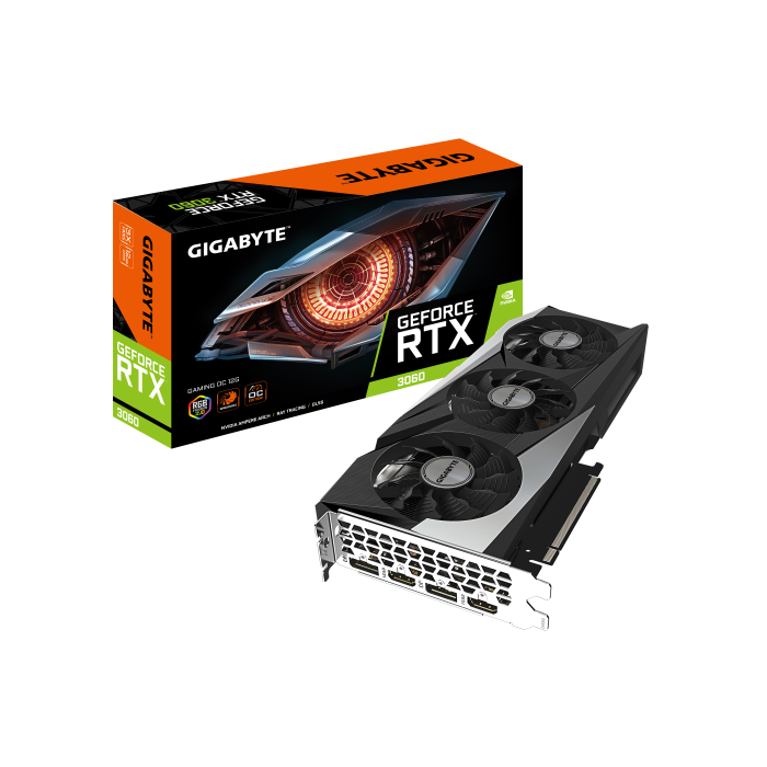 Gigabyte GeForce RTX 3060 GAMING OC 12G NVIDIA 12 GB GDDR6(NO VALIDO PARA MINERIA) 7 Gigabyte GeForce RTX 3060 GAMING OC 12G NVIDIA 12 GB GDDR6(NO VALIDO PARA MINERIA) 7