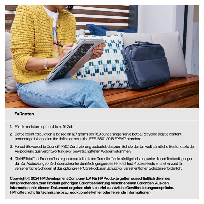 HP Maletín para portátil de 16 pulgadas Everyday 10