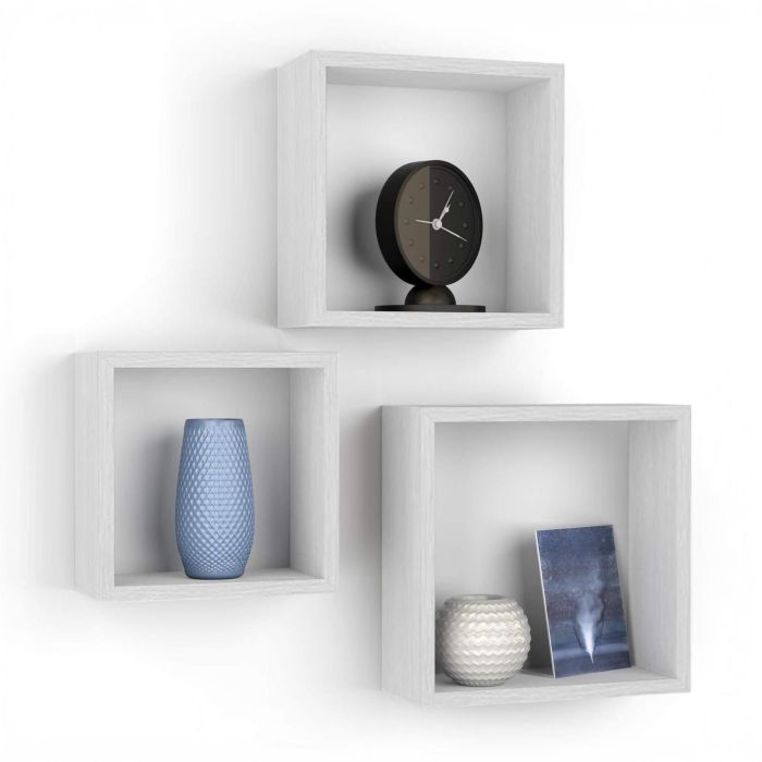 Set-3 Estante Flotan.25/20/15 White Moblekit (4 Unidades) 2