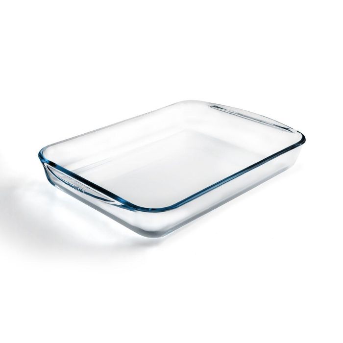 Fuente para Horno Pyrex Classic Vidrio Transparente Vidrio Rectangular 40 x 27 x 6 cm (6 Unidades) 2