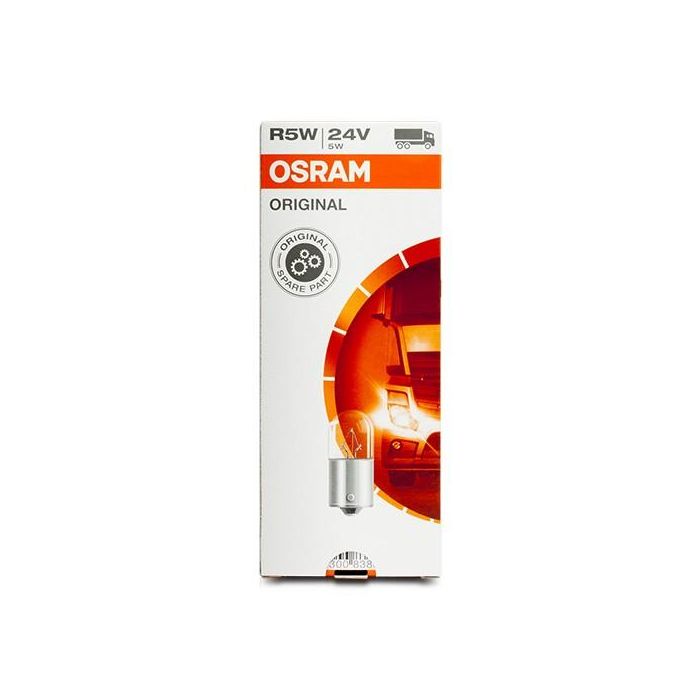 Osram Orginal 5627 Ba15S 24 V 5 W R5 W | 10 Unidades OS5627 2 Osram Orginal 5627 Ba15S 24 V 5 W R5 W | 10 Unidades OS5627 2