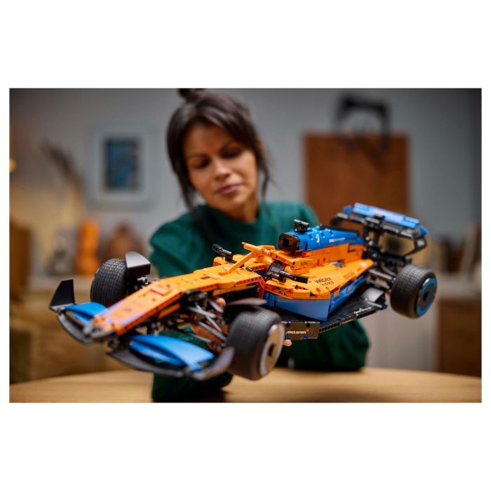 Lego 42141 Technic The McLaren Formula 1 2022 Race Car, modelo a escala F1, kit de construcción para adultos