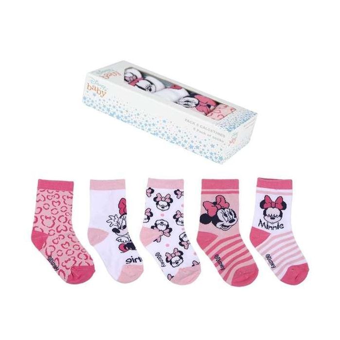 Cerdá Pack Calcetines 5 Piezas Minnie Mouse Disney Oficial, Multicolor, Talla Calzado 17-18 para Niña Bebé (t17/18) 0 Cerdá Pack Calcetines 5 Piezas Minnie Mouse Disney Oficial, Multicolor, Talla Calzado 17-18 para Niña Bebé (t17/18) 0