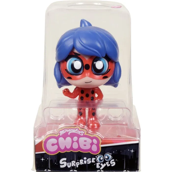 Miraculous Figura Chibi Sorpresa BANDAI - Modelo Aleatorio