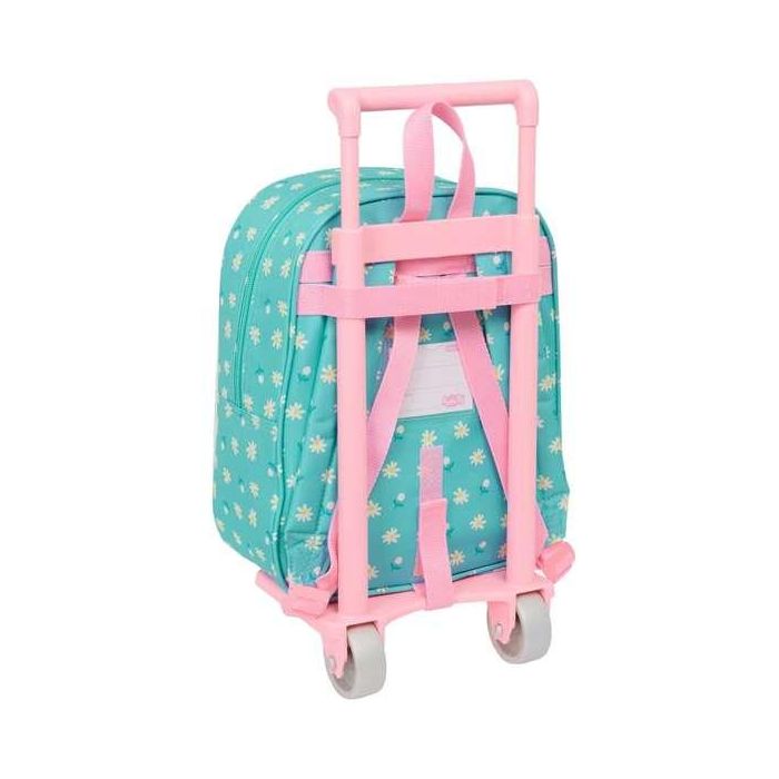 Mochila Safta Con Carro 805 Peppa Pig Pretty Flowers 270x220x100 mm 1 Mochila Safta Con Carro 805 Peppa Pig Pretty Flowers 270x220x100 mm 1