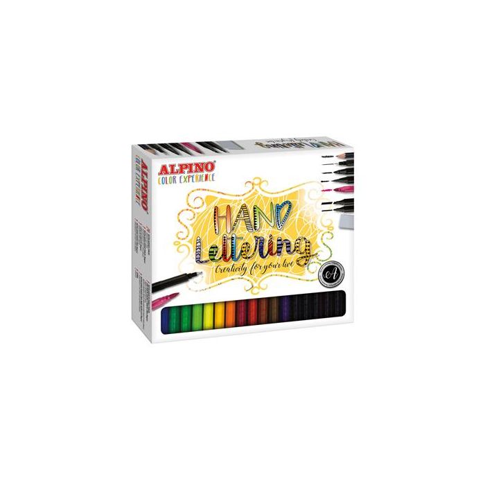 Alpino Rotuladores Hand Lettering Color Experience C-Surtidos Kit Completo 30 Ud