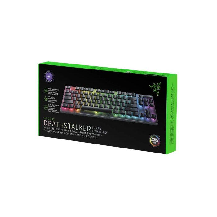 Teclado Razer Deathstalker V2 Pro Tenkeyless (Español) (RZ03-04371100-R311) Teclado Razer Deathstalker V2 Pro Tenkeyless (Español) (RZ03-04371100-R311)