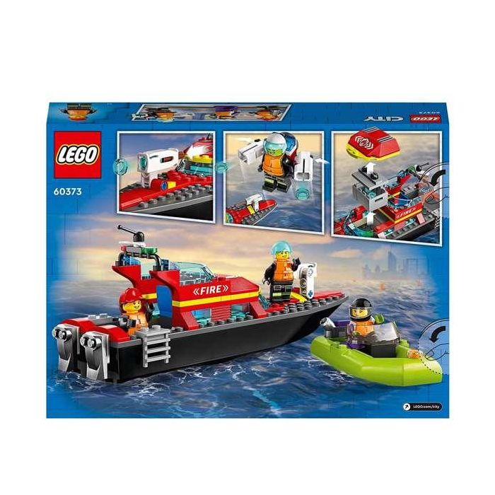 Juego de construccion lancha de rescate de bomberos lego city 8 Juego de construccion lancha de rescate de bomberos lego city 8