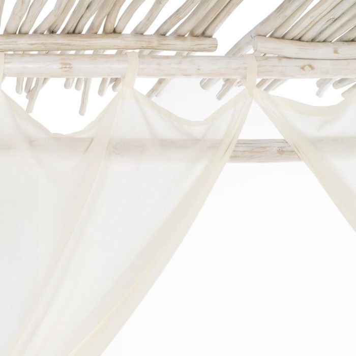 Cama Balinesa Blanco Rozado 200 X 150 X 200 cm