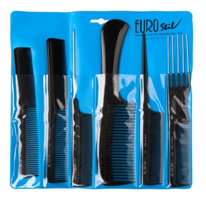 Eurostil Profesional estuche 6 peines Eurostil Profesional estuche 6 peines