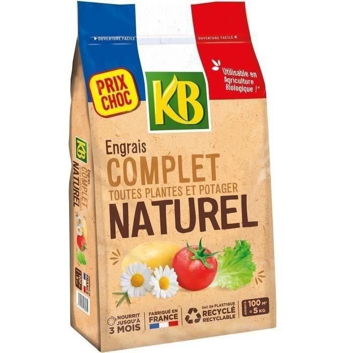 KB KBCOMP5 Fertilizante Completo Universal 5 kg - Nutrición prolongada hasta 3 meses - Para hasta 100 m² 1 KB KBCOMP5 Fertilizante Completo Universal 5 kg - Nutrición prolongada hasta 3 meses - Para hasta 100 m² 1