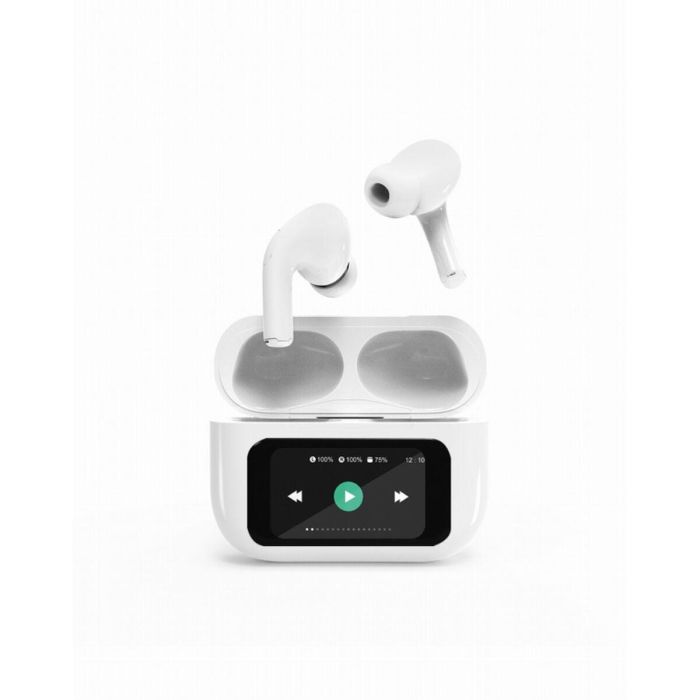 Gembird TWS-LCD-ANC-01-W Auriculares Inalámbricos Intraaurales con Cancelación de Ruido Activo (ANC) Bluetooth USB-C Blanco para Llamadas y Música Gembird TWS-LCD-ANC-01-W Auriculares Inalámbricos Intraaurales con Cancelación de Ruido Activo (ANC) Bluetooth USB-C Blanco para Llamadas y Música