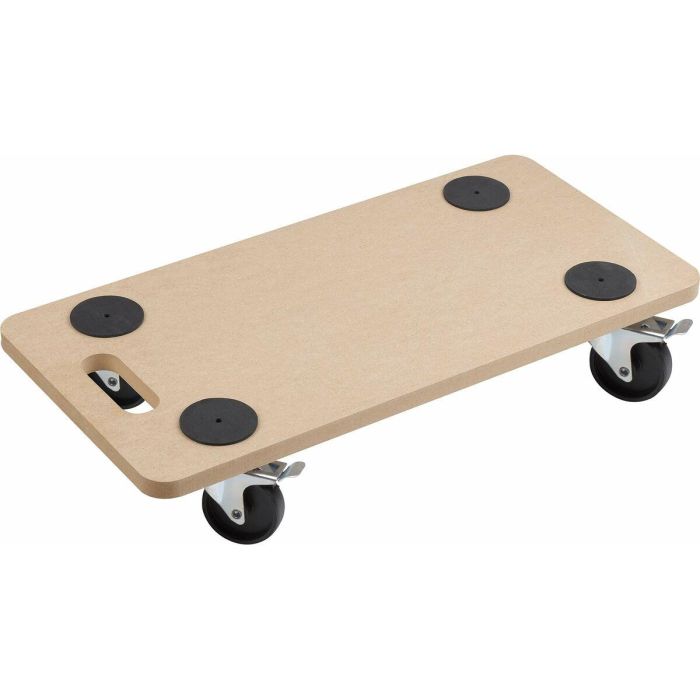 Meister Plataforma Rodante | Soporte Muebles 200kg, 4 Ruedas Giratorias 75mm con Freno, 590x250mm Antideslizante 0 Meister Plataforma Rodante | Soporte Muebles 200kg, 4 Ruedas Giratorias 75mm con Freno, 590x250mm Antideslizante 0