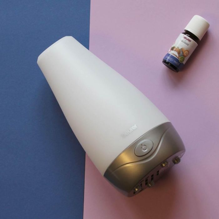 Beurer LA-30 Difusor de Aroma con Cromoterapia y Tecnología de Ultrasonidos para Aromaterapia y Bienestar Beurer LA-30 Difusor de Aroma con Cromoterapia y Tecnología de Ultrasonidos para Aromaterapia y Bienestar
