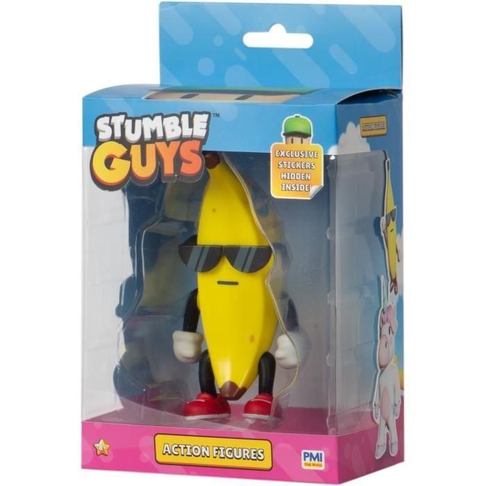 BANDAI - Stumble Guys - Figura 11 cm - Banana Guy BANDAI - Stumble Guys - Figura 11 cm - Banana Guy