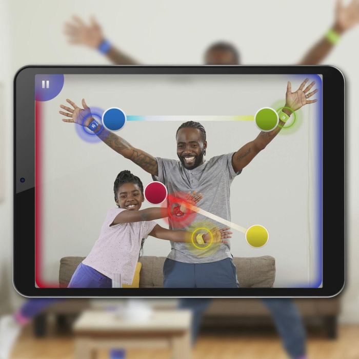 Twister Air, juego Twister con aplicación AR, se conecta a smartphones y tablets, juegos activos en grupo, 8 años 7