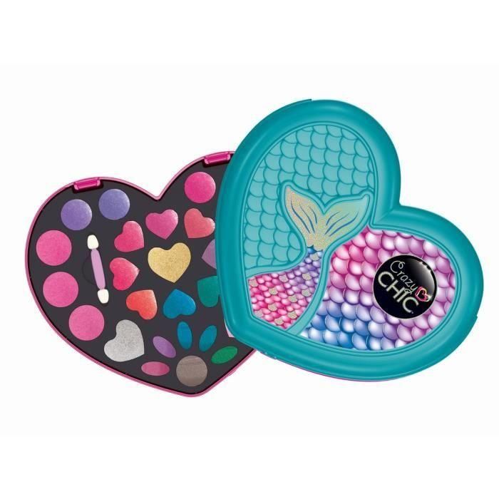 Clementoni - Crazy Chic - Sirene Makeup - Sombras de ojos, brillos de labios y aplicadores - A partir de 6 años 1 Clementoni - Crazy Chic - Sirene Makeup - Sombras de ojos, brillos de labios y aplicadores - A partir de 6 años 1