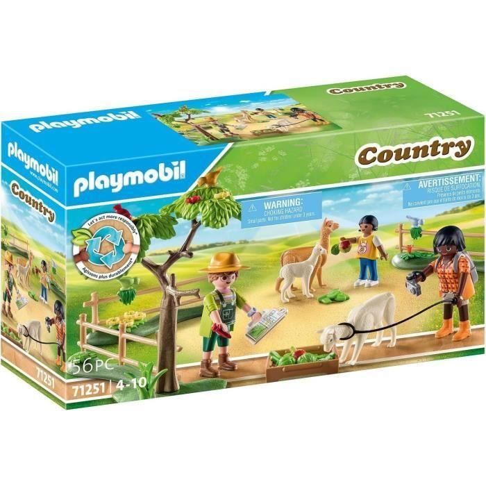 PlayMobil - 71251 - Country La Ferme - Randoners and Alpacas