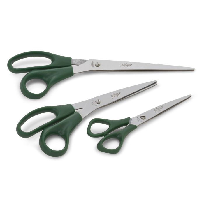 Faibo Tijeras de Oficina de Acero Inoxidable con Empuñadura Ergonómica, 16 cm 3