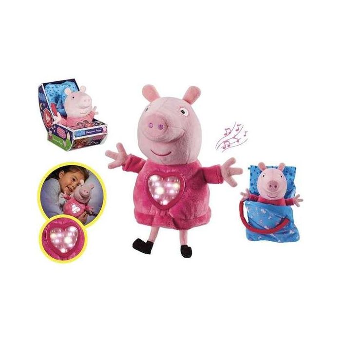 Peppa Pig Peluche Fiesta Pijamas Transformable con Saco de Dormir y Nanas COP6926 2