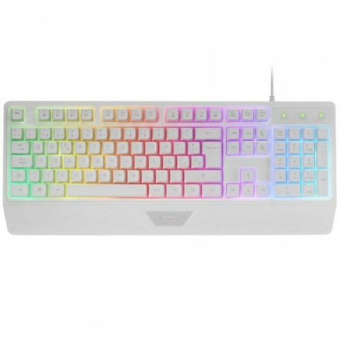 Ratón Gaming Mars Gaming MK124WES Blanco Qwerty Español 19