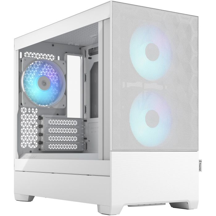 Fractal Design Pop Mini Air RGB TG Clear White Caja PC Mini Tower Blanca con Ventana y RGB