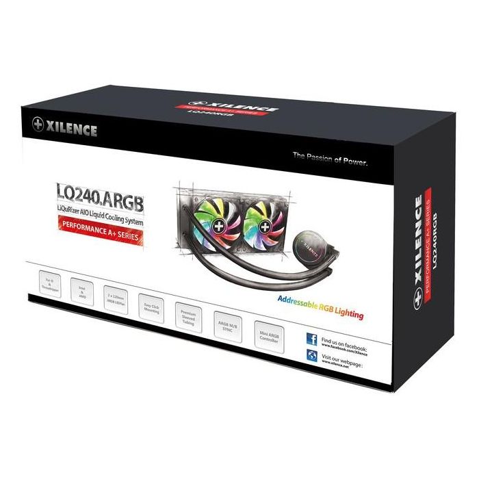 Xilence LQ240.ARGB Refrigeración Líquida AiO 240mm para CPU con Iluminación ARGB 1 Xilence LQ240.ARGB Refrigeración Líquida AiO 240mm para CPU con Iluminación ARGB 1