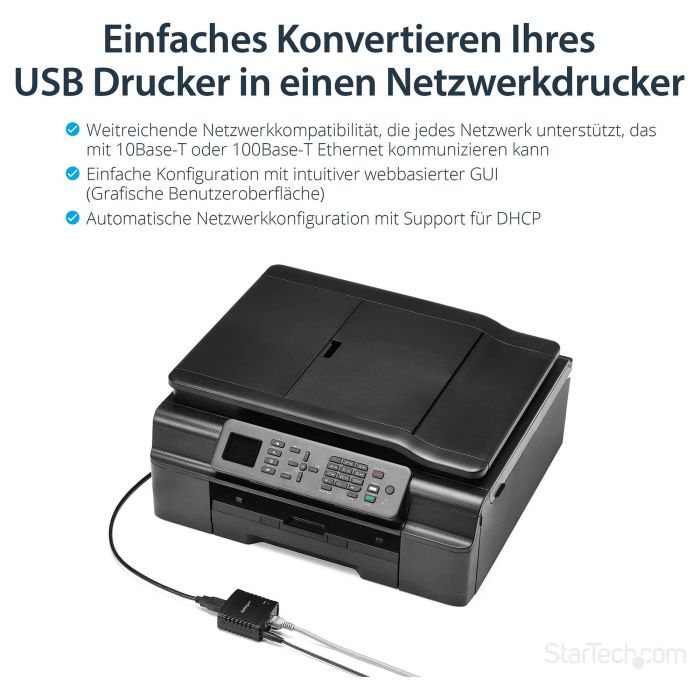 Adaptador USB 2.0 a Red RJ45 Startech PM1115U2 5