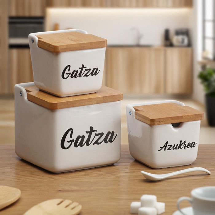 Salero Pequeño Gatza Versa 8CM (4 Unidades) 1 Salero Pequeño Gatza Versa 8CM (4 Unidades) 1