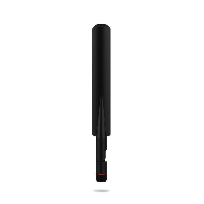 Panorama Antennas PWB-24-58-72 Antena WiFi Omnidireccional 2.4/5/7.2GHz 3dBi RP-SMA WiFi 6e, Indep. Plano Tierra, 163x22x7mm, Negra 2