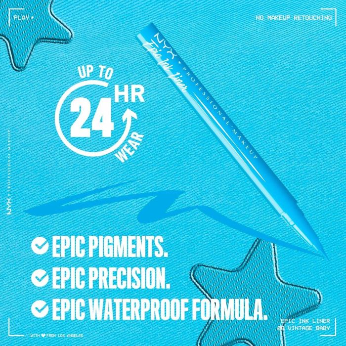 Set de Maquillaje NYX EPIC INK LINER 8