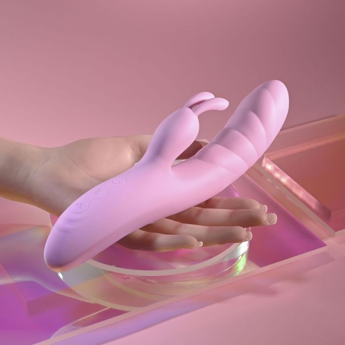 Vibrador Doble Estimulación Evolved Playboy Rosa 15 Vibrador Doble Estimulación Evolved Playboy Rosa 15