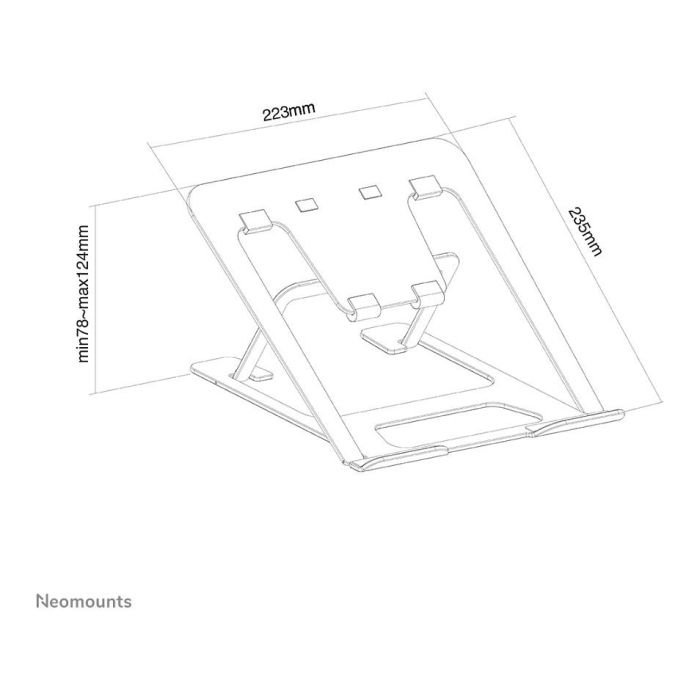 Soporte para Portátil Neomounts NSLS085BLACK