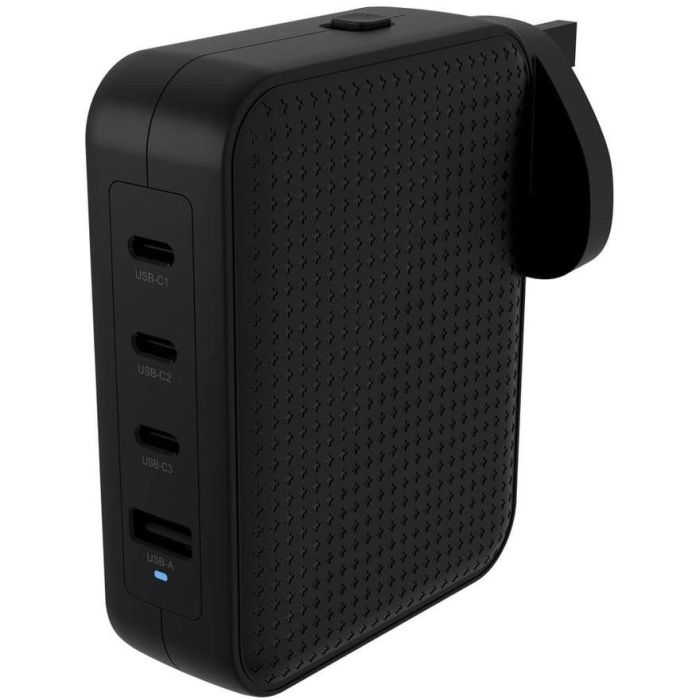 Targus Cargador GaN 140W USB-C PD 3.1 & USB-A, Carga Rápida para Portátiles, Smartphones y Tablets, Múltiples Puertos, Negro 2 Targus Cargador GaN 140W USB-C PD 3.1 & USB-A, Carga Rápida para Portátiles, Smartphones y Tablets, Múltiples Puertos, Negro 2