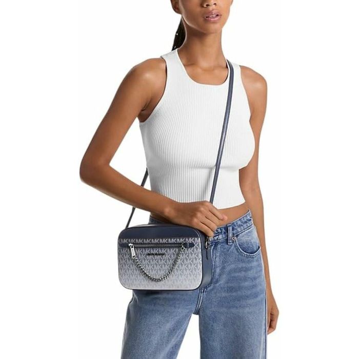Bolso Bandolera Michael Kors 35R5STTC9V-NAVY Azul 25 x 16 x 6 cm 1 Bolso Bandolera Michael Kors 35R5STTC9V-NAVY Azul 25 x 16 x 6 cm 1