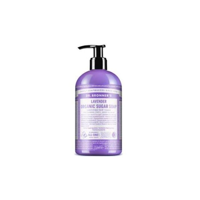 Dr Bronner's Jabones de Azúcar de Lavanda 355 mL