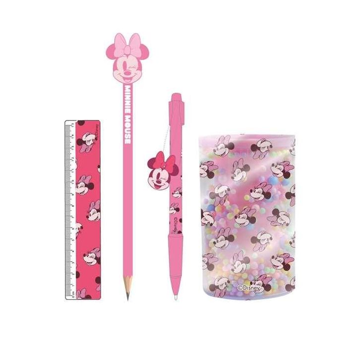 Cerdá Set de Papelería Escolar Infantil Disney Minnie Mouse con Portalápices, Multicolor, para Niños a partir de 3 Años, Talla Única Cerdá Set de Papelería Escolar Infantil Disney Minnie Mouse con Portalápices, Multicolor, para Niños a partir de 3 Años, Talla Única