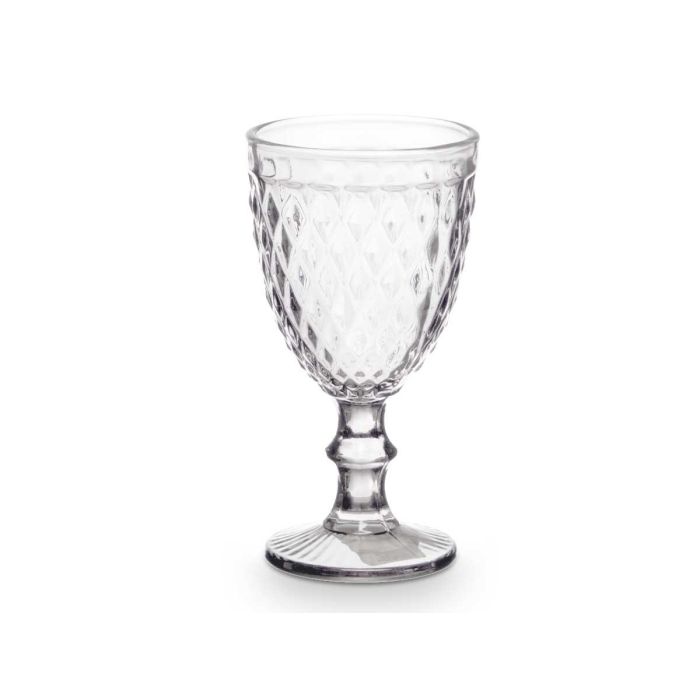 Copa Diamante Transparente 330 ml Vivalto - Vidrio 8.8x16.7x8.8 cm (24 Unidades) 1 Copa Diamante Transparente 330 ml Vivalto - Vidrio 8.8x16.7x8.8 cm (24 Unidades) 1